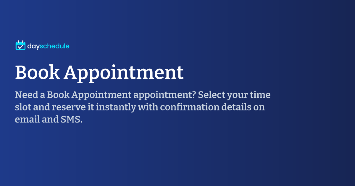 Book Appointment